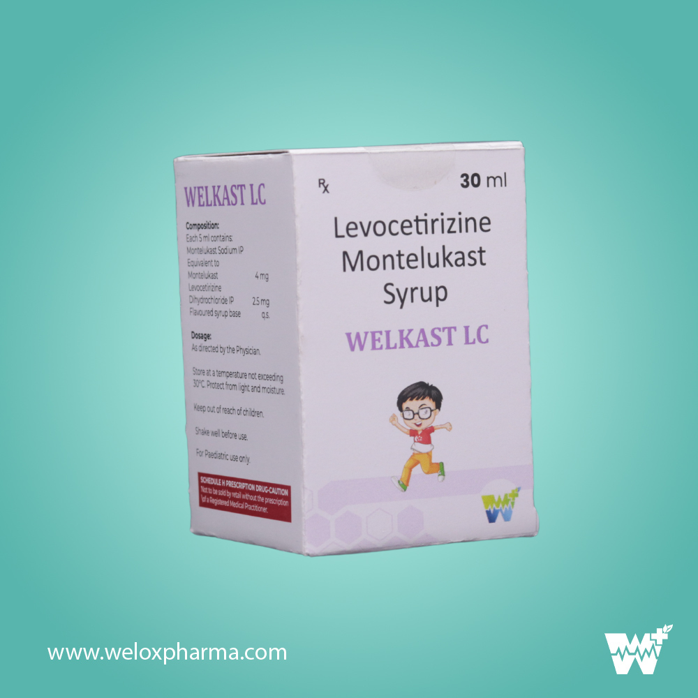 Welkast LC Levocetirizine Monetelukast Syrup